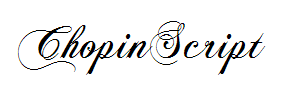 ChopinScript(仅支持英文)字体预览