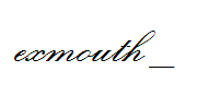 exmouth(仅支持英文)字体预览