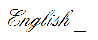 English_(仅支持英文)字体预览