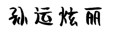 孙运和炫丽体 预览