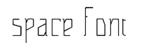 space font 预览