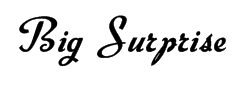 Big Surprise字体预览