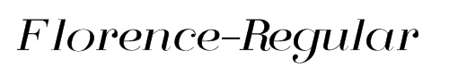 Florence-Regular字体预览