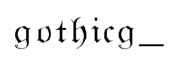 gothicg_ 预览